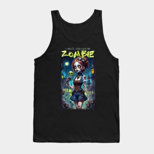 Kawaii Steampunk Zombie 06 Tank Top